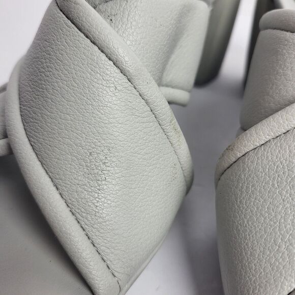 Naturalizer Women's Genn Rhythm Criss Cross Front Slip On Heels Shoes Gray 7.5 - Picture 5 of 11